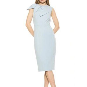 Alexia Admor Brigitta Bow Tie Bodice Midi Dress
